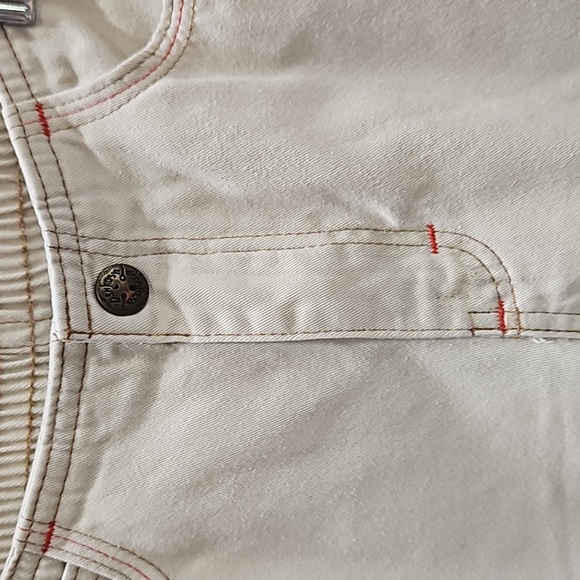 Oshkosh, The Genuine Article, Kids Capri's, Sz 6 100% Cotton,Embroidered Flower - Picture 6 of 15